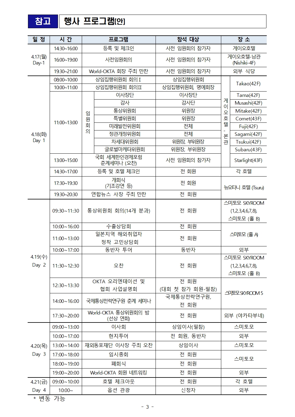 기획관리21-069_2023년 4월 ‘제24차 세계대표자대회 및 수출상담회’ 개최 및 참가신청 안내의 건003.jpg 이미지입니다.