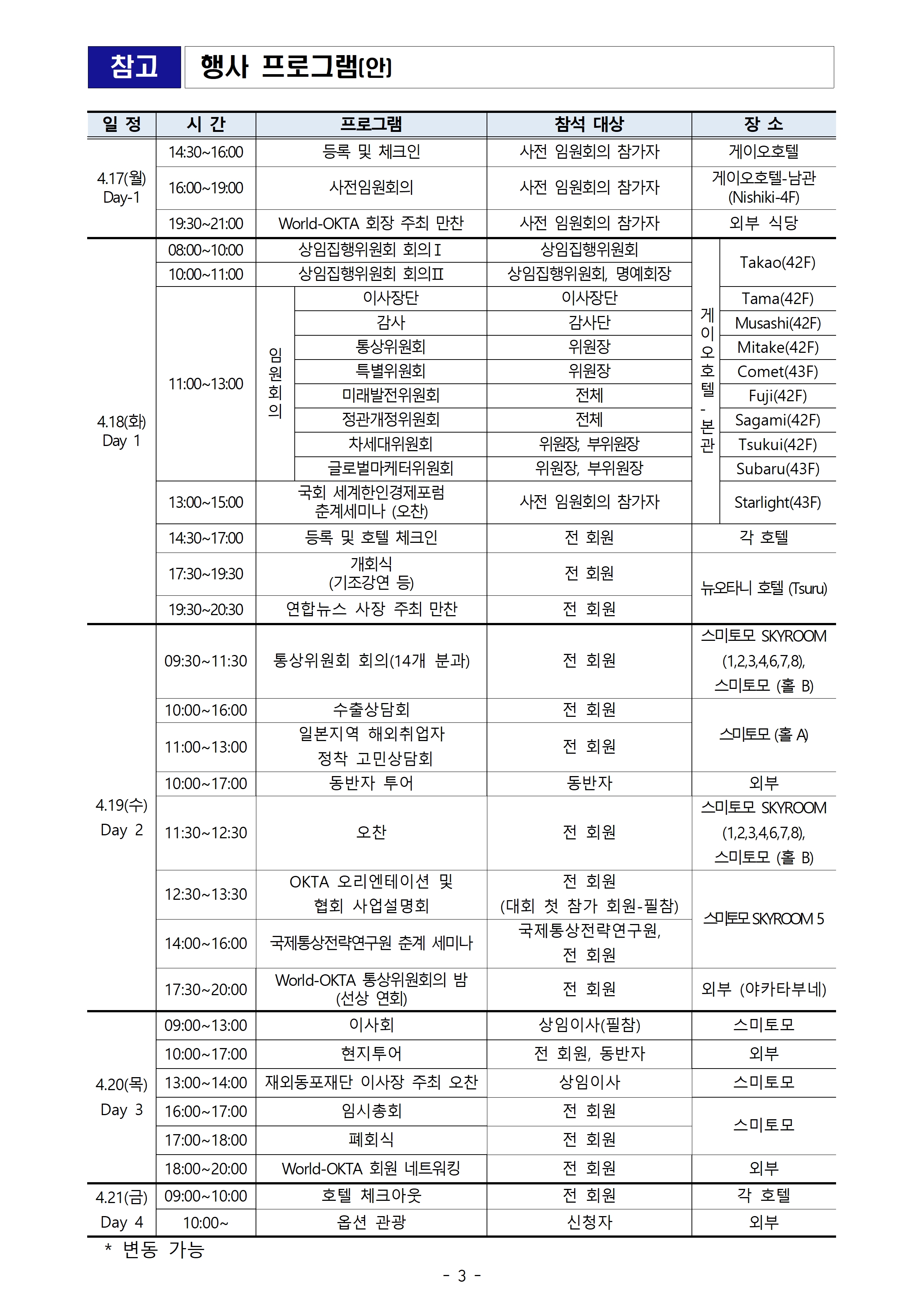 기획관리21-069_2023년 4월 ‘제24차 세계대표자대회 및 수출상담회’ 개최 및 참가신청 안내의 건003.jpg 이미지입니다.