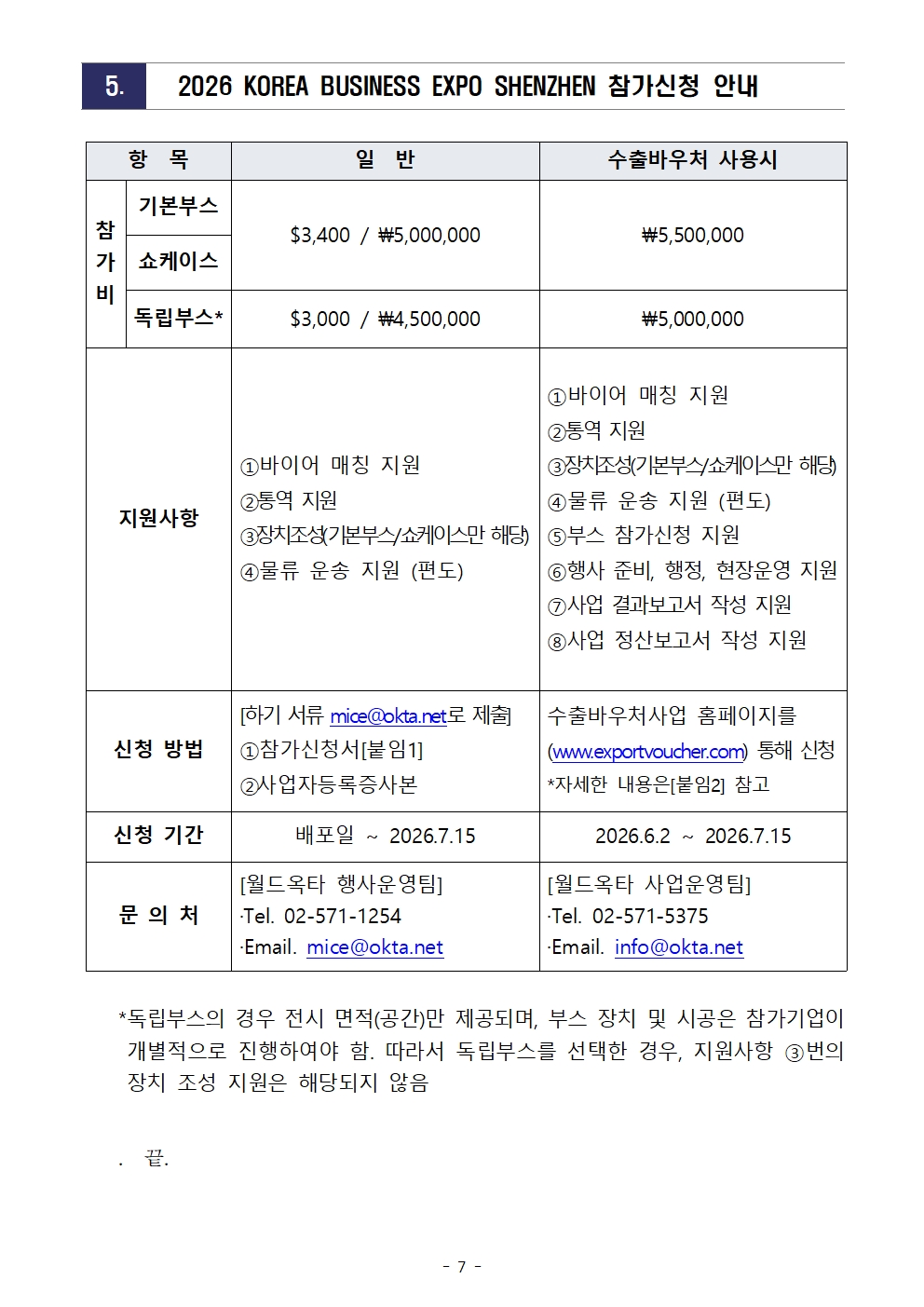 [WORLD-OKTA] 2026 KOREA BUSINESS EXPO SHENZHEN 기업모집 안내문007.jpg 이미지입니다.
